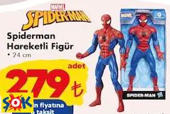 SPİDERMAN HAREKETLİ FİGÜR OYUNCAK